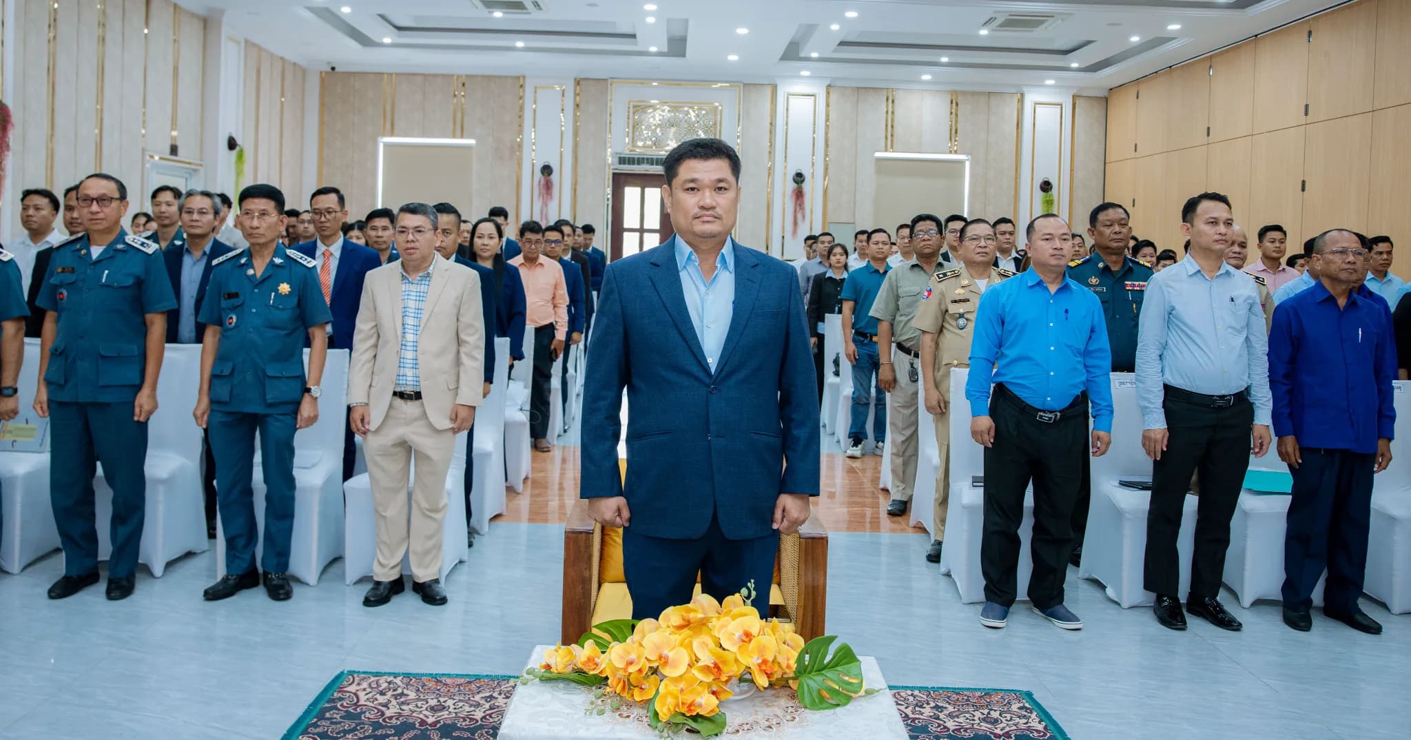 ពិធិសម្ពោធជាផ្លូវការសាខាសមាគមពាណិជ្ជករដឹកជញ្ជូន ខ្សែច្រវាក់ផ្គត់ផ្គង់ និងភ្នាក់ងារជើងសារនៅកម្ពុជា (សាខាខេត្តស្វាយរៀង)