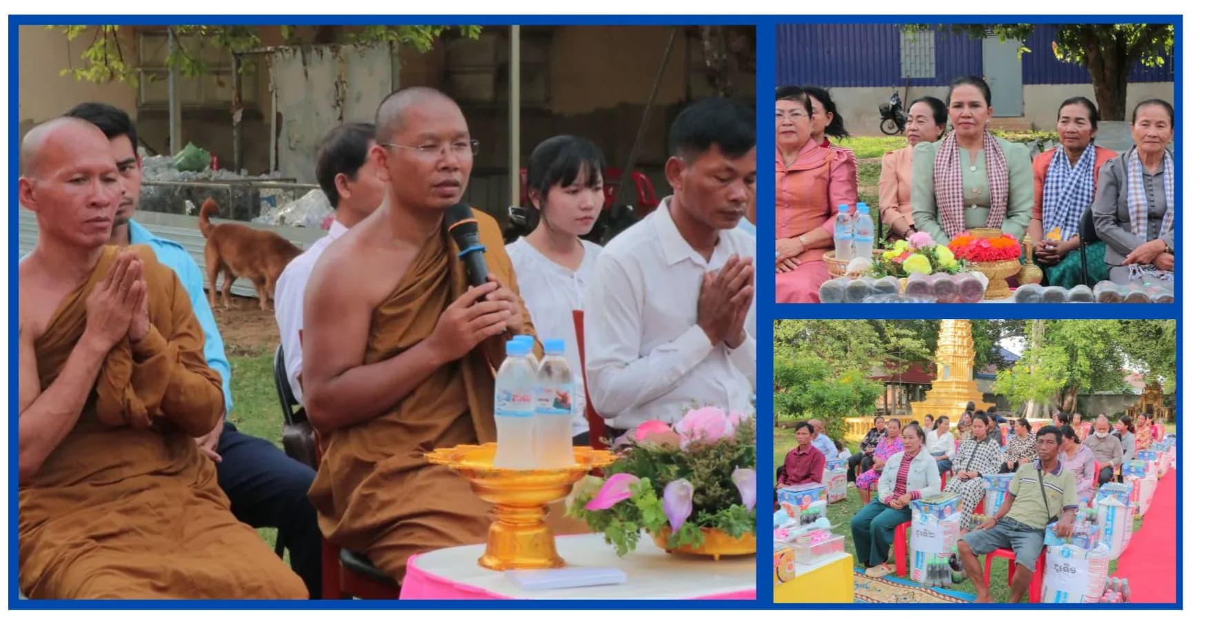 ព្រះមេគណគណៈធម្មយុត្តិកនិកាយខេត្តប៉ៃលិន ផ្តល់ការលើកទឹកចិត្តដល់សមណសិស្ស លោកគ្រូ អ្នកគ្រូ និងទេយ្យទាន ជូនដល់គ្រួសារវីរកងទ័ព ដែលឈរជើងនៅតាមក្រវ៉ាត់ព្រំដែនចំនួន ៣១ គ្រួសារ