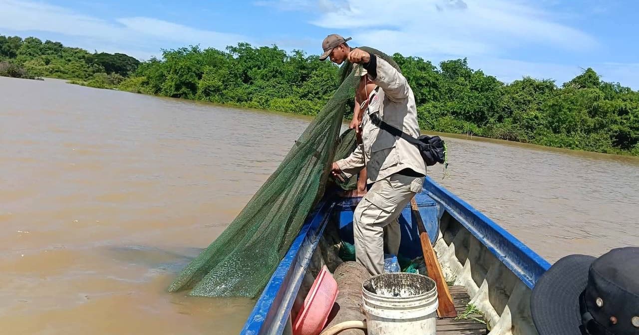 បង្ក្រាបបទល្មើសជលផល ២ករណី នៅក្នុងភូមិសាស្ត្រស្រុកកោះសូទិន មន្ត្រីជំនាញបានបំផ្លាញឧបករណ៍ខុសច្បាប់ និងលែងកូនត្រីមួយចំនួន ចូលបឹងធម្មជាតិវិញ