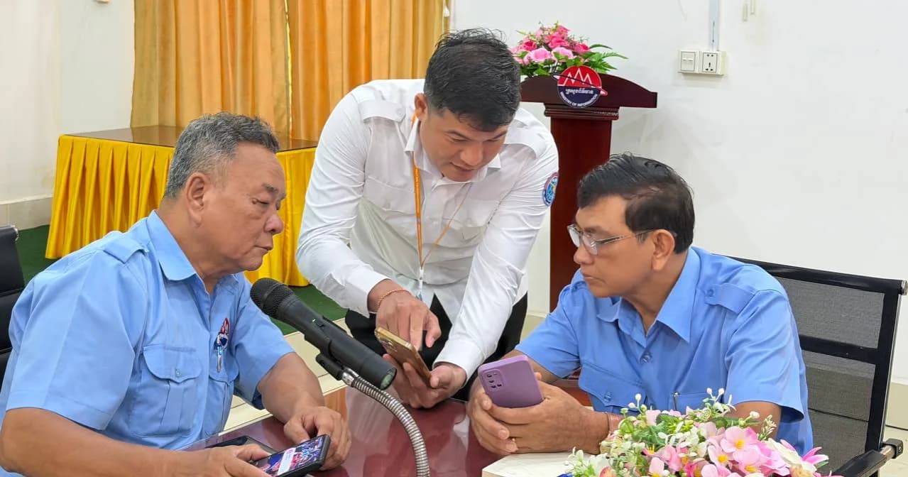 មន្រ្តីរាជការ នៃមន្ទីរព័ត៌មានខេត្តកំពង់ឆ្នាំង ទទួលបានការបណ្តុះបណ្តាល ស្តីពីការប្រើប្រាស់កម្មវិធី DG SuperApp របស់មន្ទីរប្រៃសណីយ៍ និងទូរគមនាគមន៍