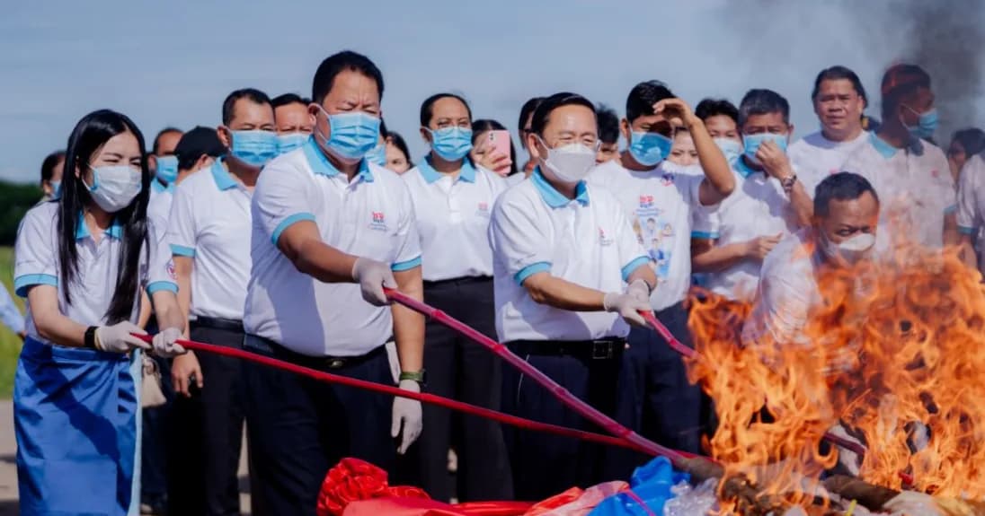 តំណាងអាជ្ញាធរជាតិប្រយុទ្ធប្រឆាំងគ្រឿងញៀន អំពាវនាវឱ្យពលរដ្ឋបន្តធ្វើជាស្ពានតភ្ជាប់ជាមួយសមត្ថកិច្ច ក្នុងការរាយការណ៍បទល្មើសគ្រឿងញៀនតាមកម្មវិធីទូរស័ព្ទដៃ App NoDrug ដើម្បីយកបញ្ហានេះចេញពីសហគមន៍