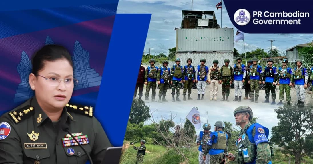 ការចុះសង្កេតការណ៍របស់ AOT បង្ហាញពីភាពចាំបាច់ក្នុងការចាប់ផ្តើមការងារ វាស់វែង និងខណ្ឌសីមាព្រំដែនតាមរយៈ JBC កម្ពុជា-ថៃឱ្យបានឆាប់ ស្របតាមសេចក្តីប្រកាសរួម ថ្ងៃទី២៧ ខែធ្នូ ឆ្នាំ២០២៥ ដើម្បីអាចឱ្យប្រជាពលរដ្ឋអាចវិលត្រឡប់ទៅផ្ទះដោយសុវត្ថិភាព និងគ្មានការរារាំង។