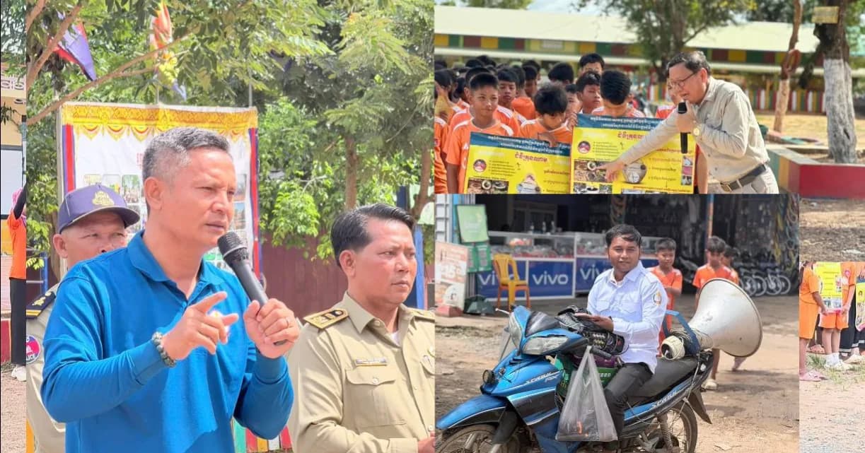 អាជ្ញាធរស្រុកសេសាន ចុះយុទ្ធនាការផ្សព្វផ្សាយទប់ស្កាត់ជំងឺគ្រុនឈាម និងអំពាវនាវឲ្យប្រជាពលរដ្ឋបង្កើនការប្រុងប្រយ័ត្ន