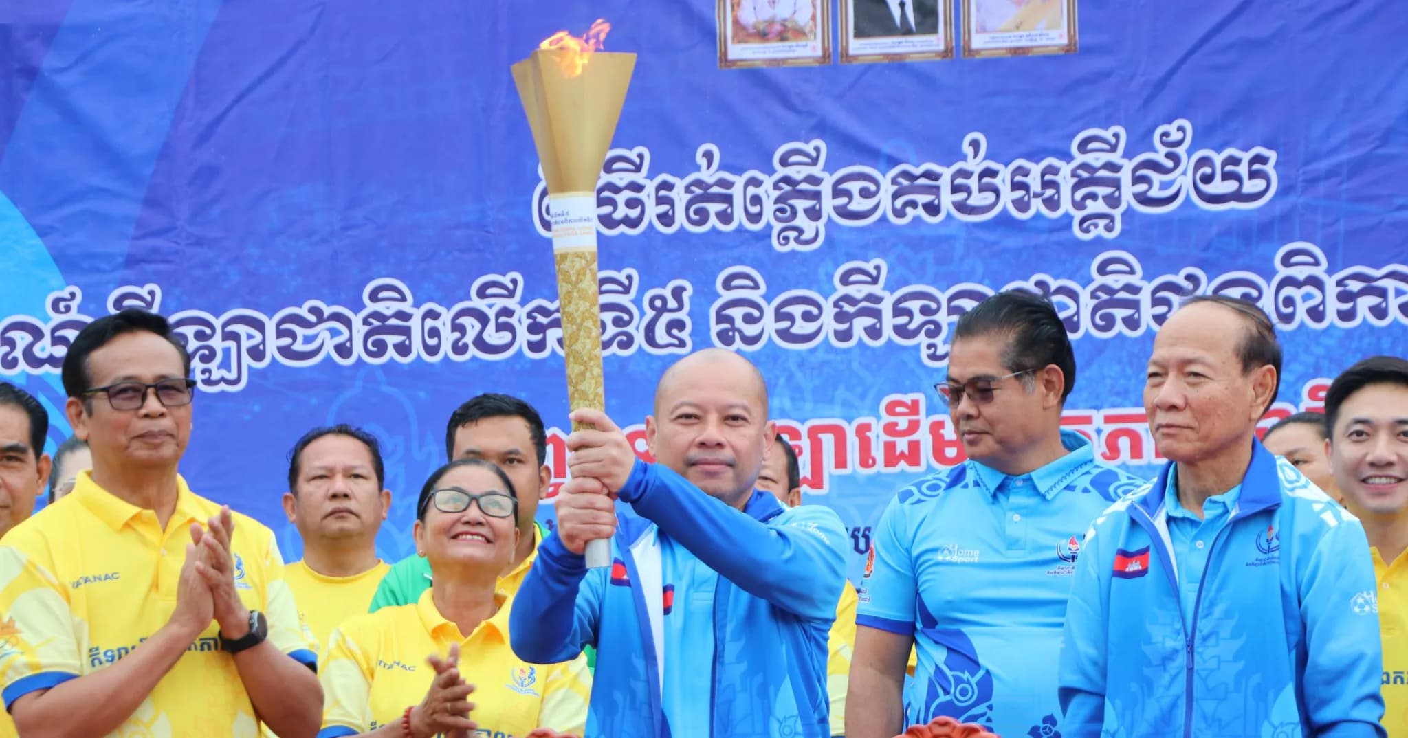 ពិធីរត់ភ្លើងគប់កីឡាជាតិលើកទី៥ និងកីឡាជាតិជនពិការ លើកទី៣ ឆ្នាំ២០២៦ នៅក្រុងស្វាយរៀង